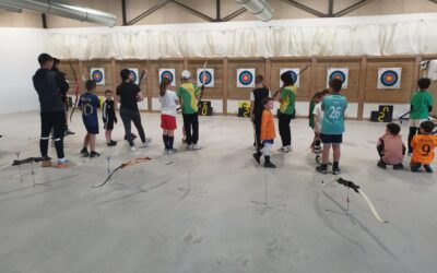 Initiation au tir à l’arc pour les jeunes footballeurs de Beauzac